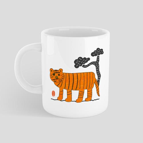 [더사랑 보킷] 머그컵 호랑이나무_썸네일